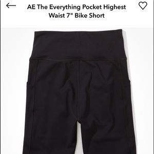 American eagle The everything bike short with pockets 7”